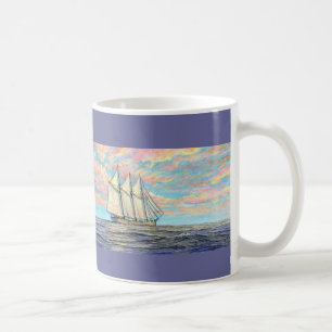 Paul McGehee "Ein Vorbeifahrendes Schonerschiff" T Tasse