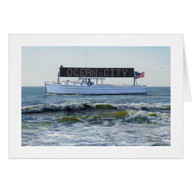 Paul McGehee "Ein Zeichen des Sommers" Ocean City  (Vorderseite (Horizontal))