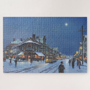 Paul McGehee "Georgetown Snowfall" Puzzle