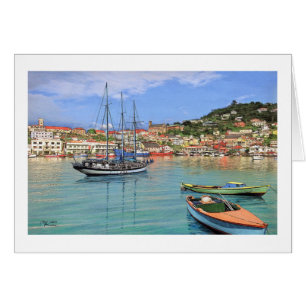 Paul McGehee "Grenada - St. George's Harbor" Card