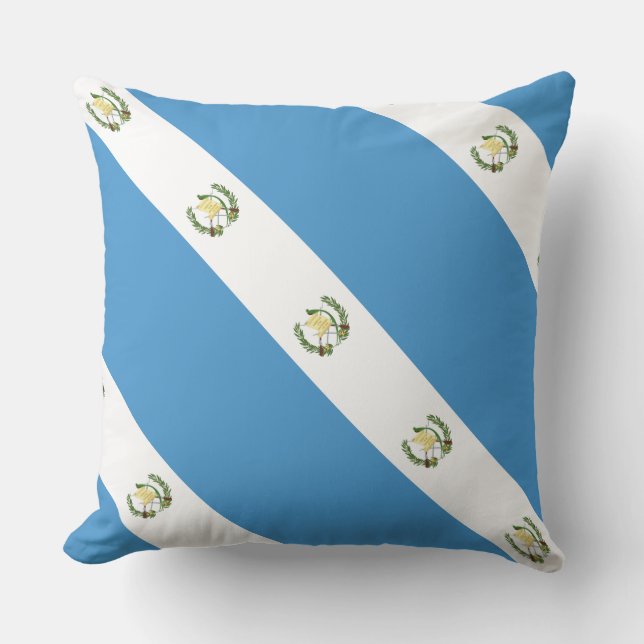 Paul McGehee "Guatemala Flag" Kissen (Vorderseite)