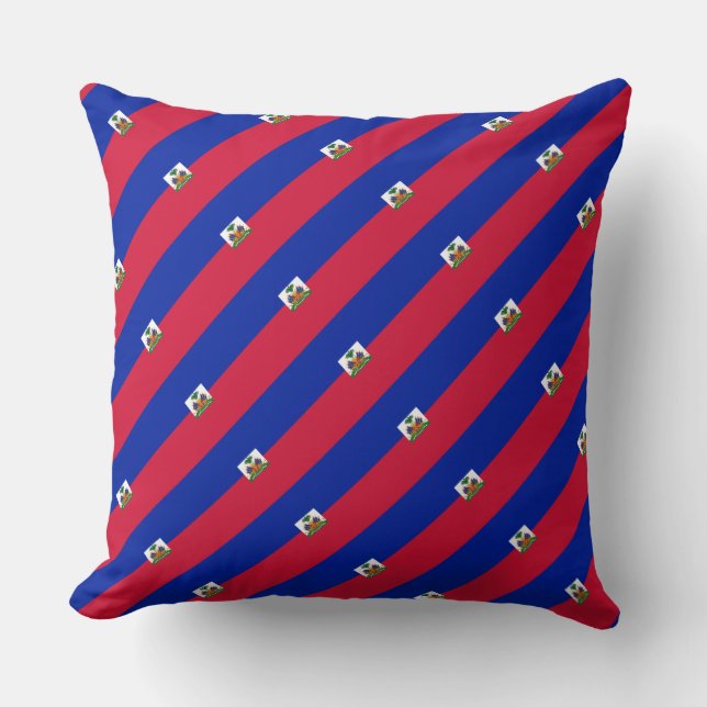 Paul McGehee "Haitian Flag" Kissen (Vorderseite)