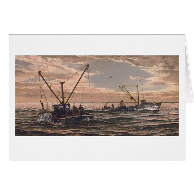 Paul McGehee "Harvesting the Chesapeake" Card (Vorderseite (Horizontal))