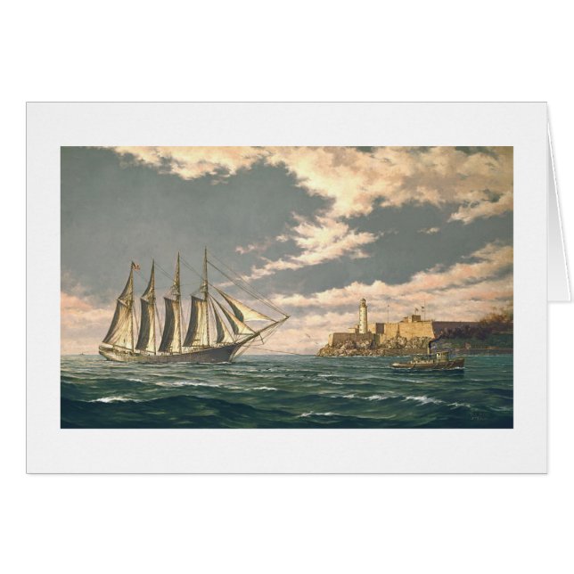 Paul McGehee "In tropischen Gewässern" Karte (Vorderseite (Horizontal))