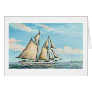 Paul McGehee "Jamaican Schooner" Card