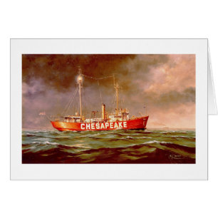 Paul McGehee "Lightship-"Chesapeake "" Karte