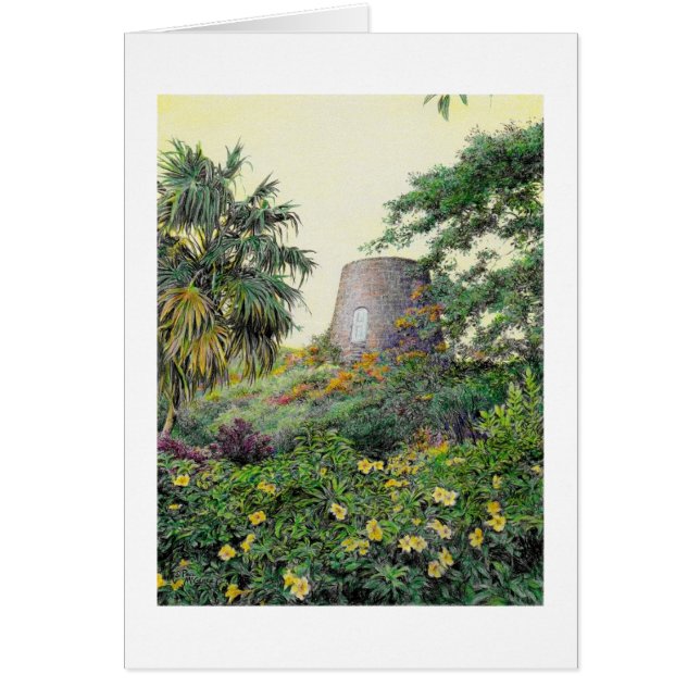 Paul McGehee "Nevis - Golden Glow" Karte (Vorne)