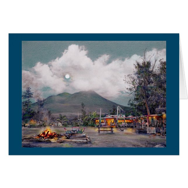 Paul McGehee "Nevis-Sunshine's by Moonlight" Card (Vorderseite (Horizontal))
