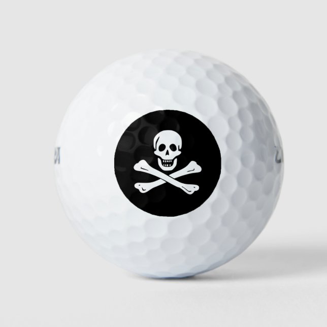 Paul McGehee "Pirate Skull" Wilson® Golf Balls Golfball (Vorderseite)