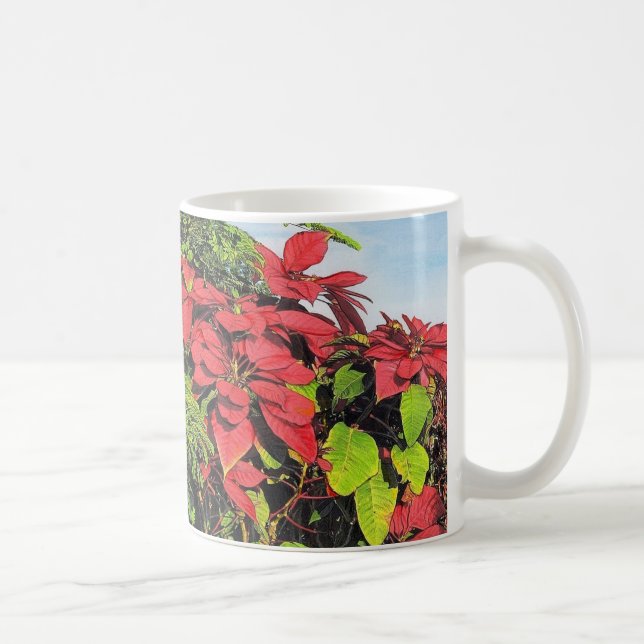 Paul McGehee "Poinsettias" Tasse (Rechts)