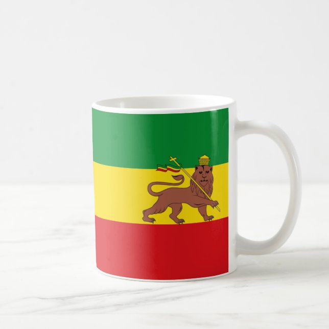 Paul McGehee "Rasta Lion of Judah Flag" Tasse (Rechts)