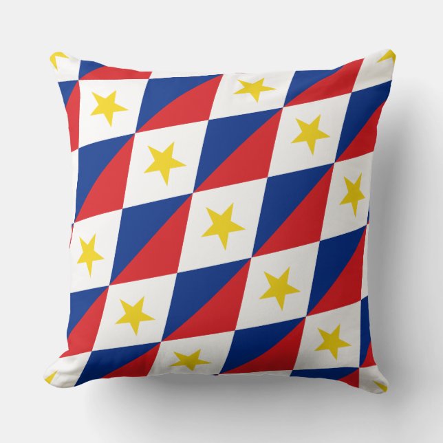 Paul McGehee "Saba Flag" Pillow Kissen (Vorderseite)