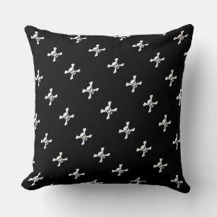 Paul McGehee "Skull & Crossbones" Pirate Pillow Kissen