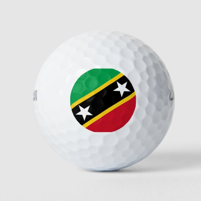 Paul McGehee "St.Kitts/Nevis" Wilson® Golf Balls Golfball (Vorderseite)
