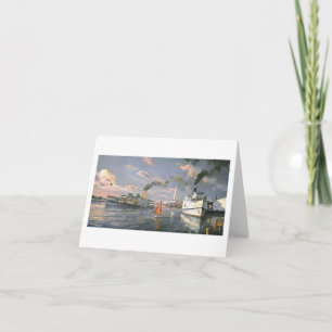 Paul McGehee "Steamboats des Potomacs" Karte