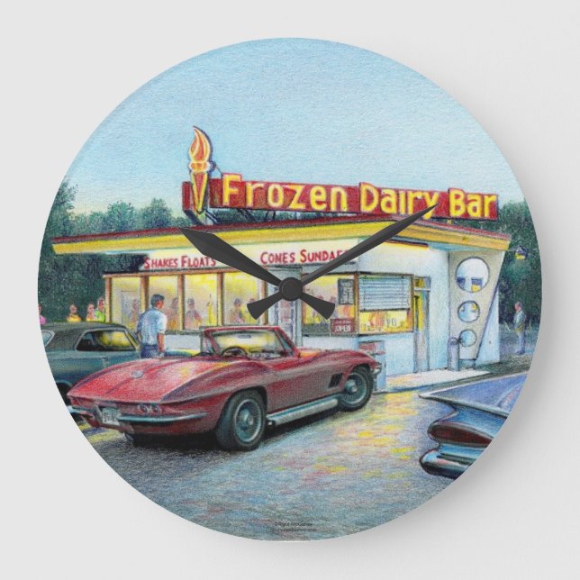 Paul McGehee "Summer Nights" Uhr (Vorderseite)