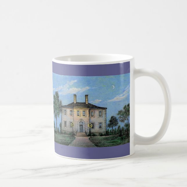 Paul McGehee Tasse "Carlyle House by Moonlight" (Rechts)