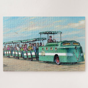 Paul McGehee "The Boardwalk Train" Jigsaw Puzzle