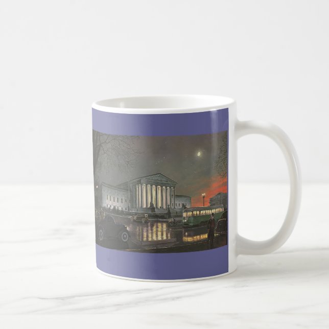Paul McGehee "The Supreme Court by Moonlight" Tass Kaffeetasse (Rechts)