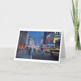 Paul McGehee "Times Square - 1954" Note Card Feiertagskarte