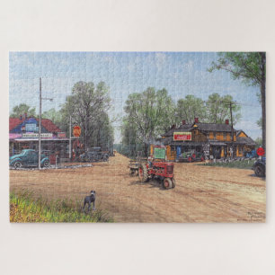 Paul McGehee "Tyson's Corner - 1940" Jigsaw Puzzle