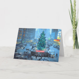 Paul McGehee "Weihnachten in New York" Karte