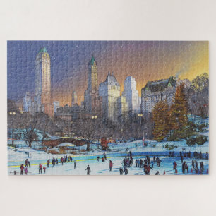 Paul McGehee "Winter in Central Park" Puzzle