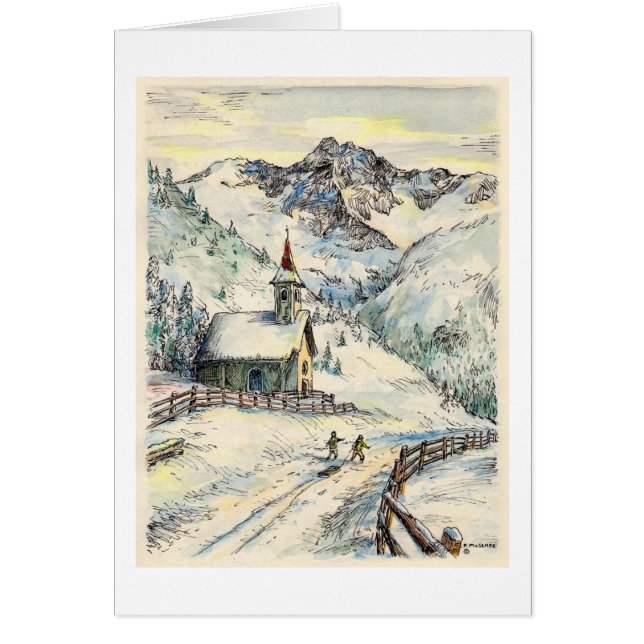 Paul McGehee "Zallinger Kapelle" Karte (Vorne)