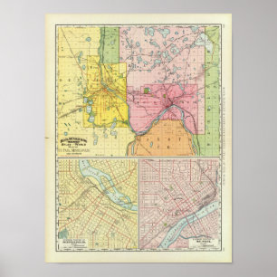 Paul, Minneapolis, Minnesota Poster