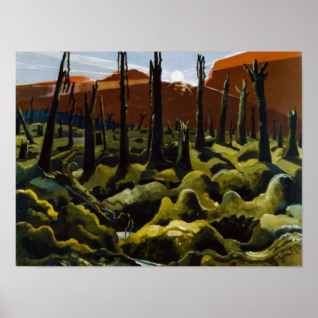 Paul Nash: Wir schaffen eine neue Welt, 1918 Poster (Vorne)