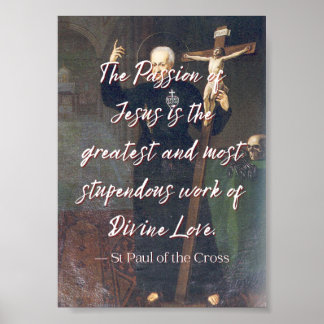 Paul of the Cross Print Poster