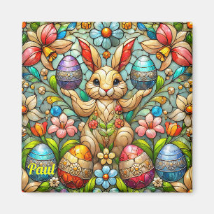 PAUL~ Osterhasen und Eier ~ Magnet