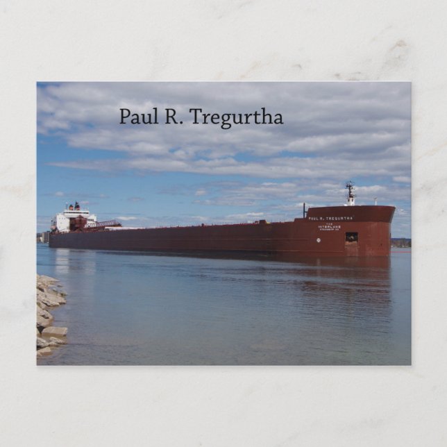 Paul R. Tregurtha Postkarte (Vorderseite)