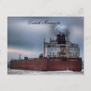 Paul R. Tregurtha Ship, Duluth Minnesota Postkarte