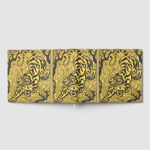 Paul Ranson Vintage Art Nouveau Gelber Tiger Druck Gästebuch