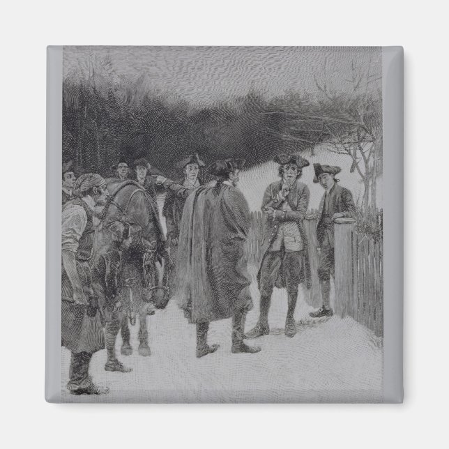 Paul Revere bringt Nachrichten an Sullivan Magnet (Vorne)