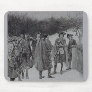 Paul Revere, der Sullivan Nachrichten holt Mousepad