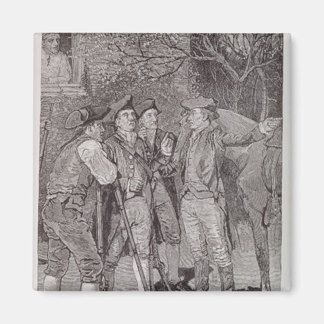 Paul Revere in Lexington Magnet (Vorne)