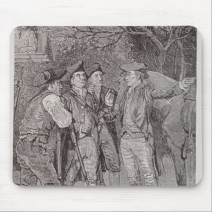 Paul Revere in Lexington Mousepad