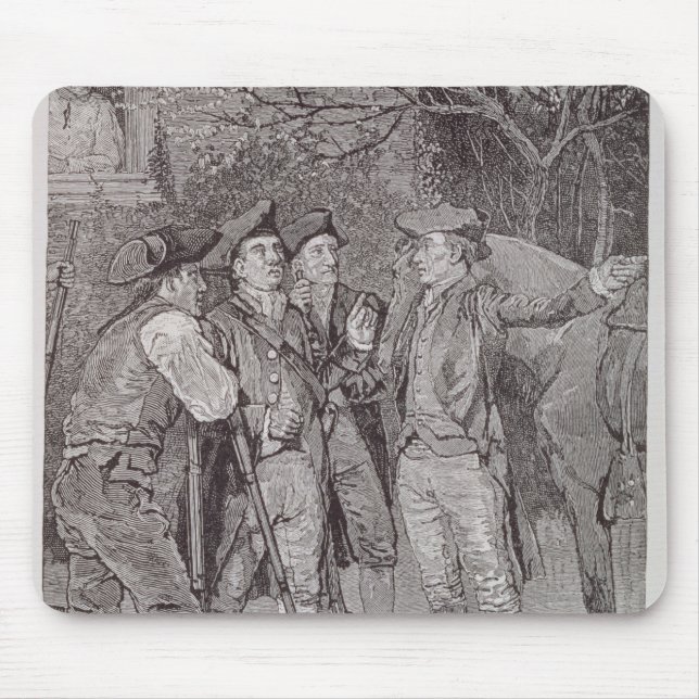 Paul Revere in Lexington Mousepad (Vorne)