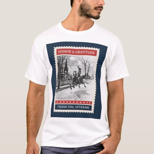 Paul Revere Veterans T-Shirt (Vorderseite)
