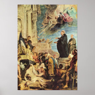 Paul Rubens - Das Wunder des hl. Franziskus Xavier Poster