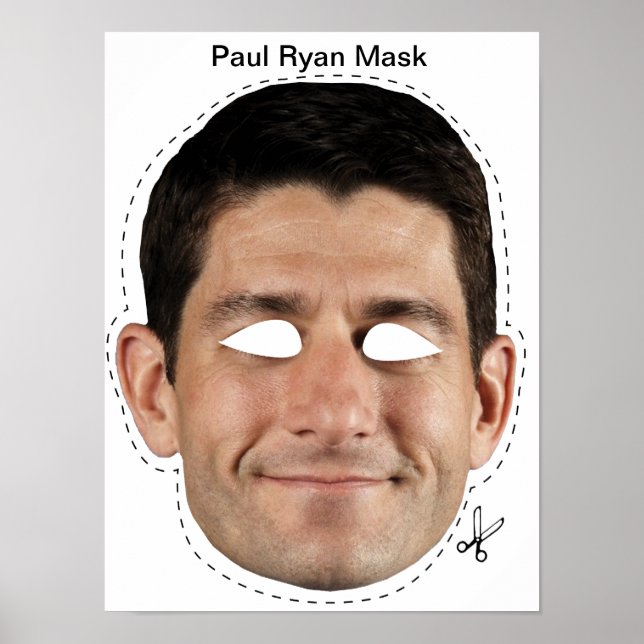 Paul Ryan Mask Poster (Vorne)