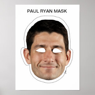 Paul Ryan Mask Poster