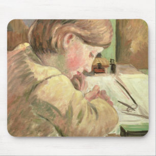 Paul-Schreiben, c.1894 (Öl auf Leinwand) Mousepad