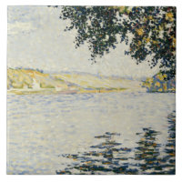 Paul Signac - Ansicht der Seines bei Herblay