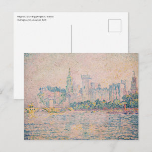 Paul Signac - Avignon, Morgen Postkarte
