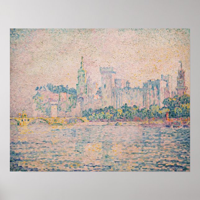 Paul Signac - Avignon, Morning Poster (Vorne)