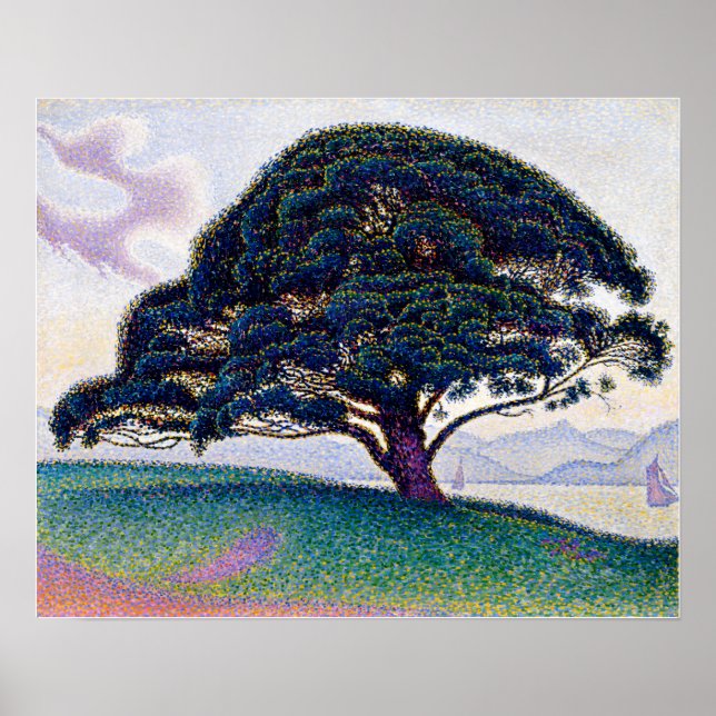 Paul Signac Bonaventure pine CC1265 Pointillism XL Poster (Vorne)