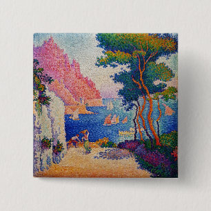 Paul Signac - Capo di Noli Button